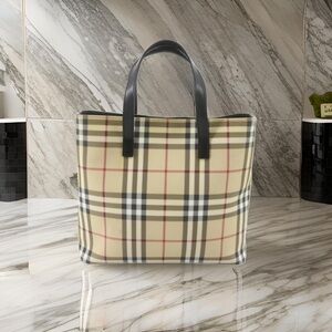 Authentic Pre-Owned Burberry Beige Nova Check Handbag